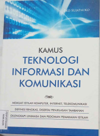 Image of Kamus Teknologi Informasi dan Komunikasi
