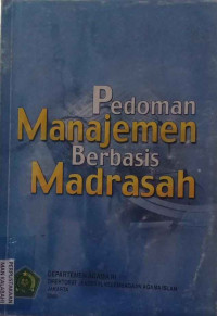 Image of Pedoman Manajemen Berbasis Madrasah