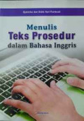Menulis Teks Prosedur dalam Bahasa Inggris